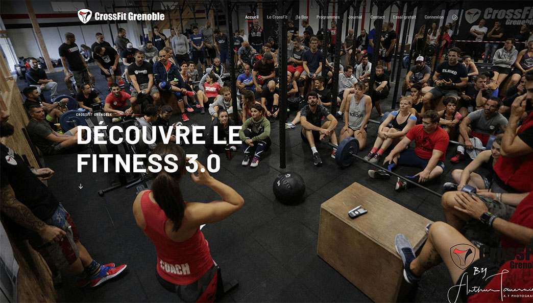 Création de site web CrossFit Grenoble