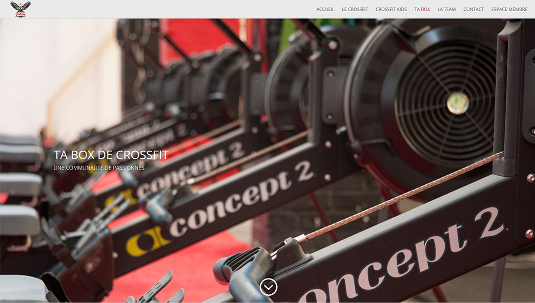Création de site web CrossFit Voiron