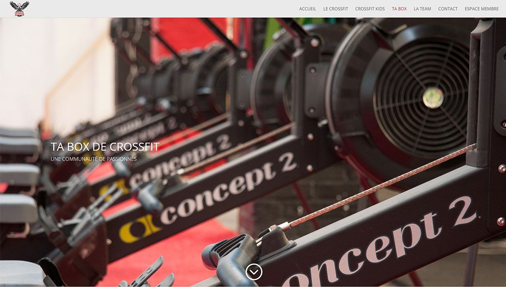 Cr&eacute;ation de site web CrossFit Voiron