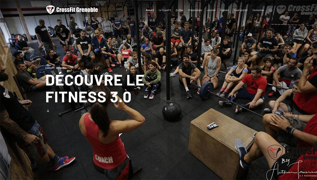 Création de site web CrossFit Grenoble